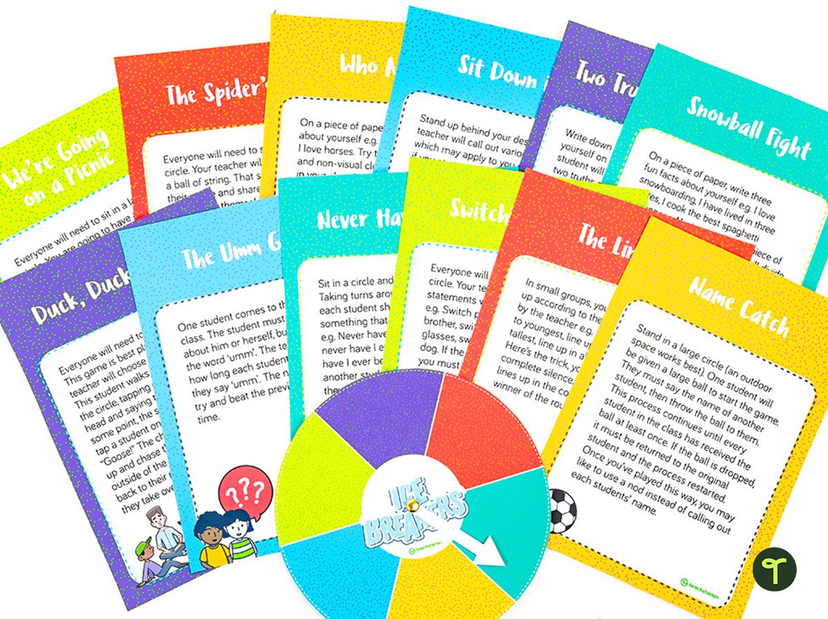 Fun getting to know you icebreakers for kids to use in your classroom teach starter