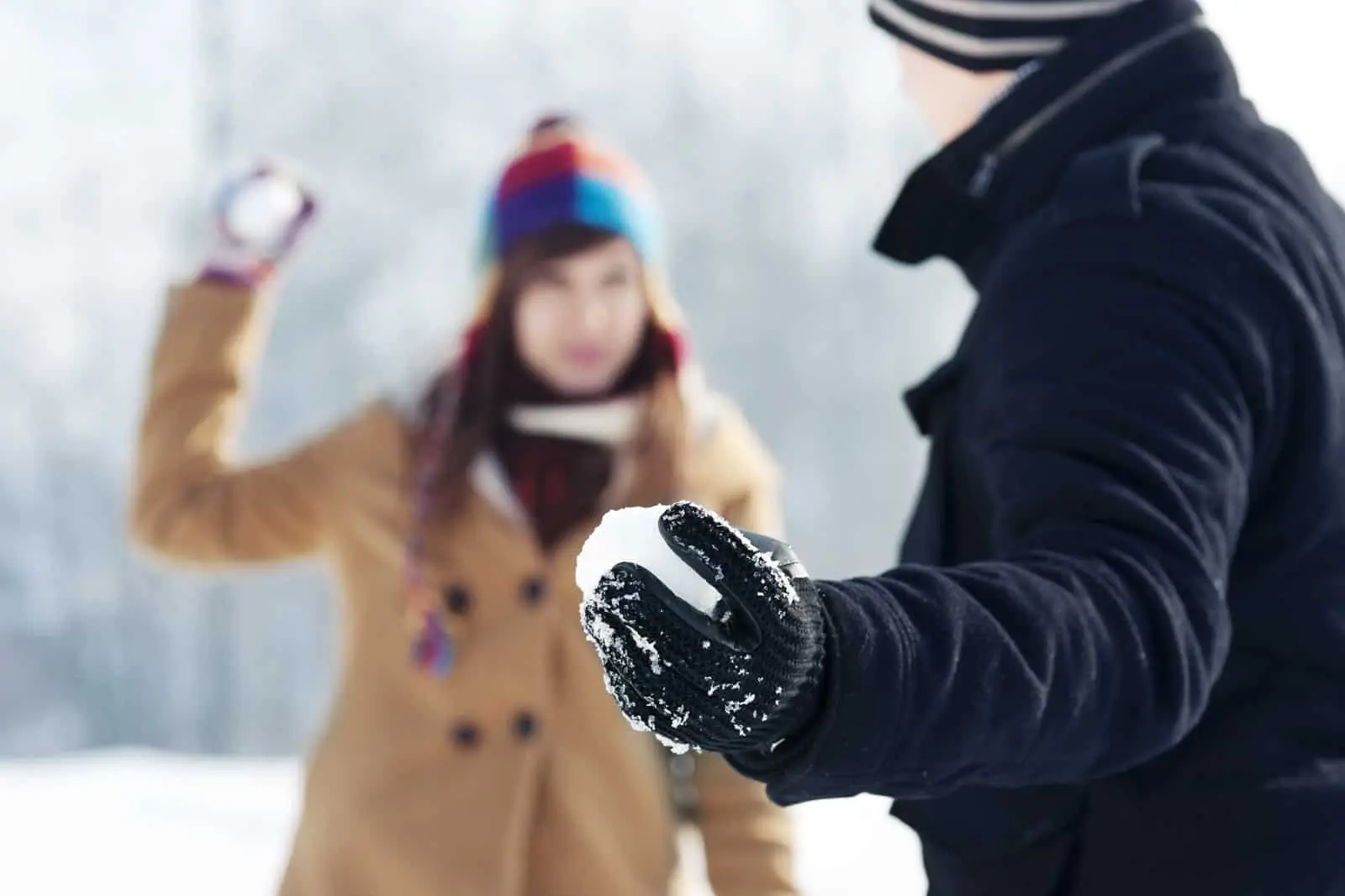 Snowball fight