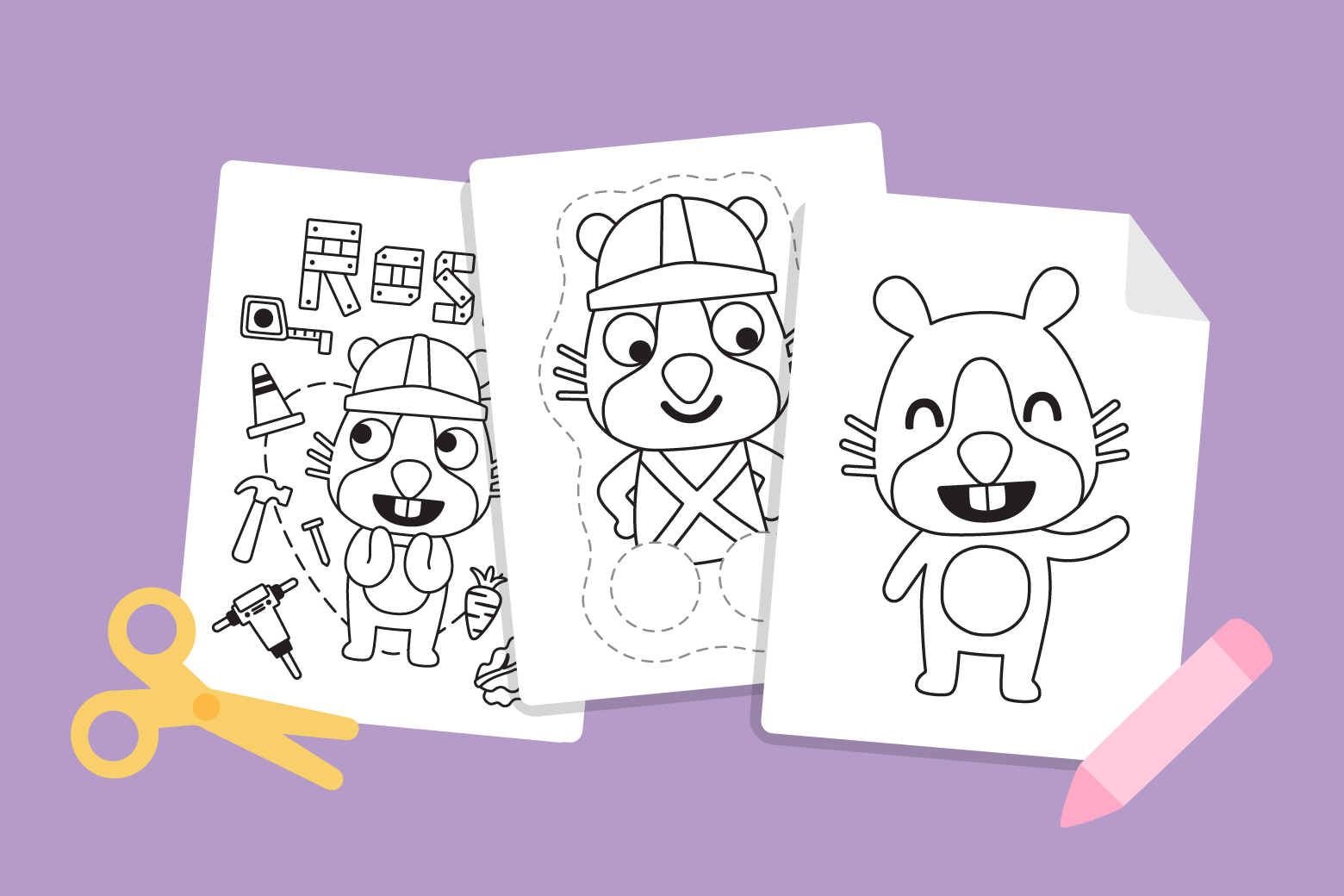 Coloring sago mini printables