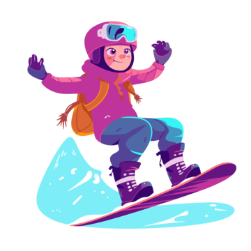 Snowboard illustration vector art png images free download on