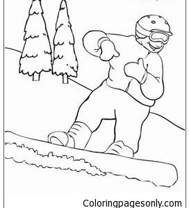 Winter coloring pages printable for free download