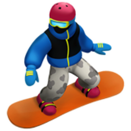 Snowboarder emoji ufc