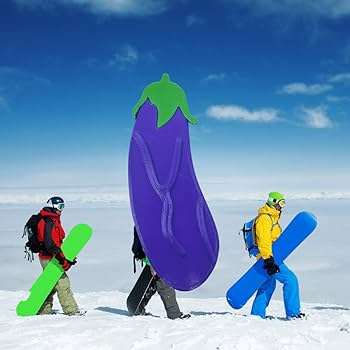 Freshe eggplant snowboard stomp pad