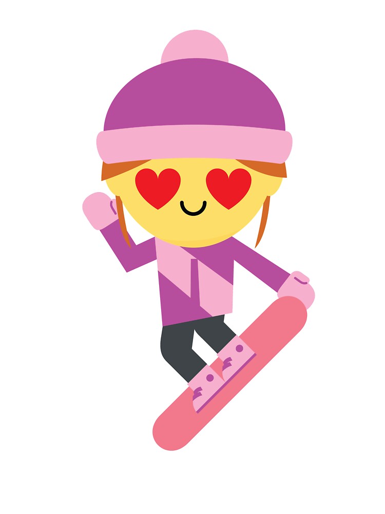 Ski girl emoji baby one