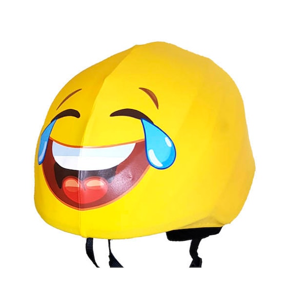 Emoji sport helmet cover snowboard helmet cover bike and cycling helmet cover riding and rafting helmet cover gift for biker