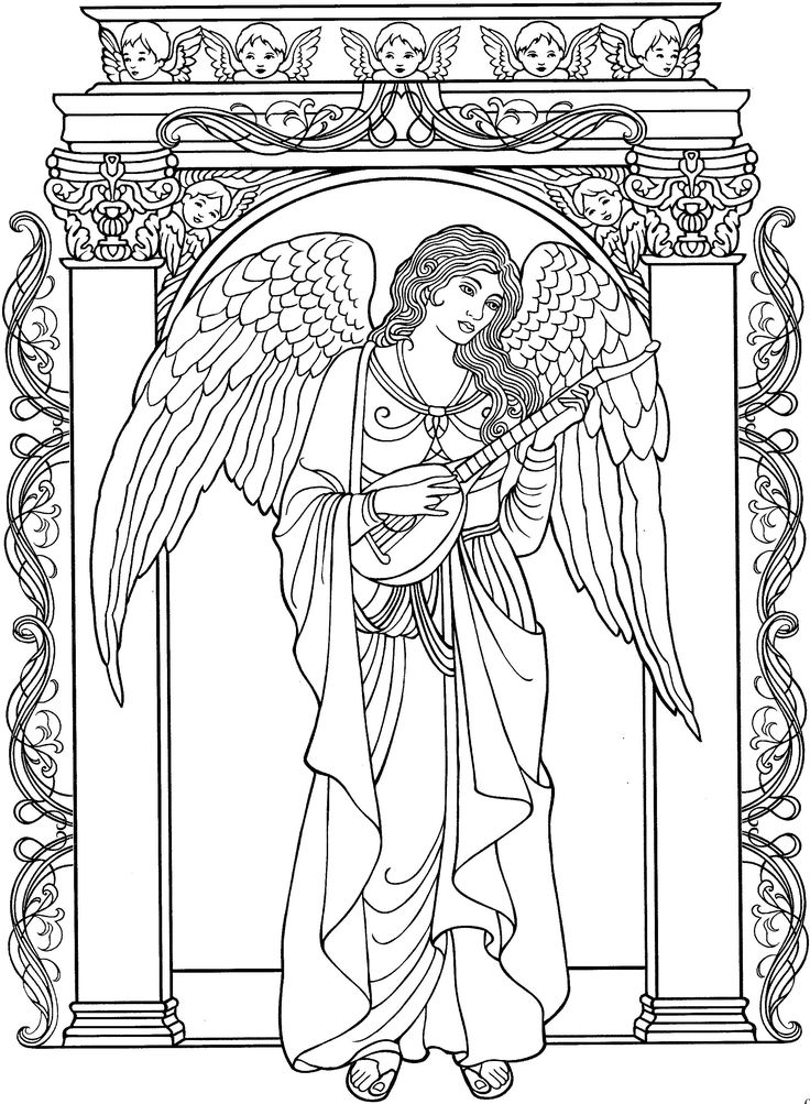 Beautiful angel coloring page angel coloring pages coloring pages fairy coloring pages