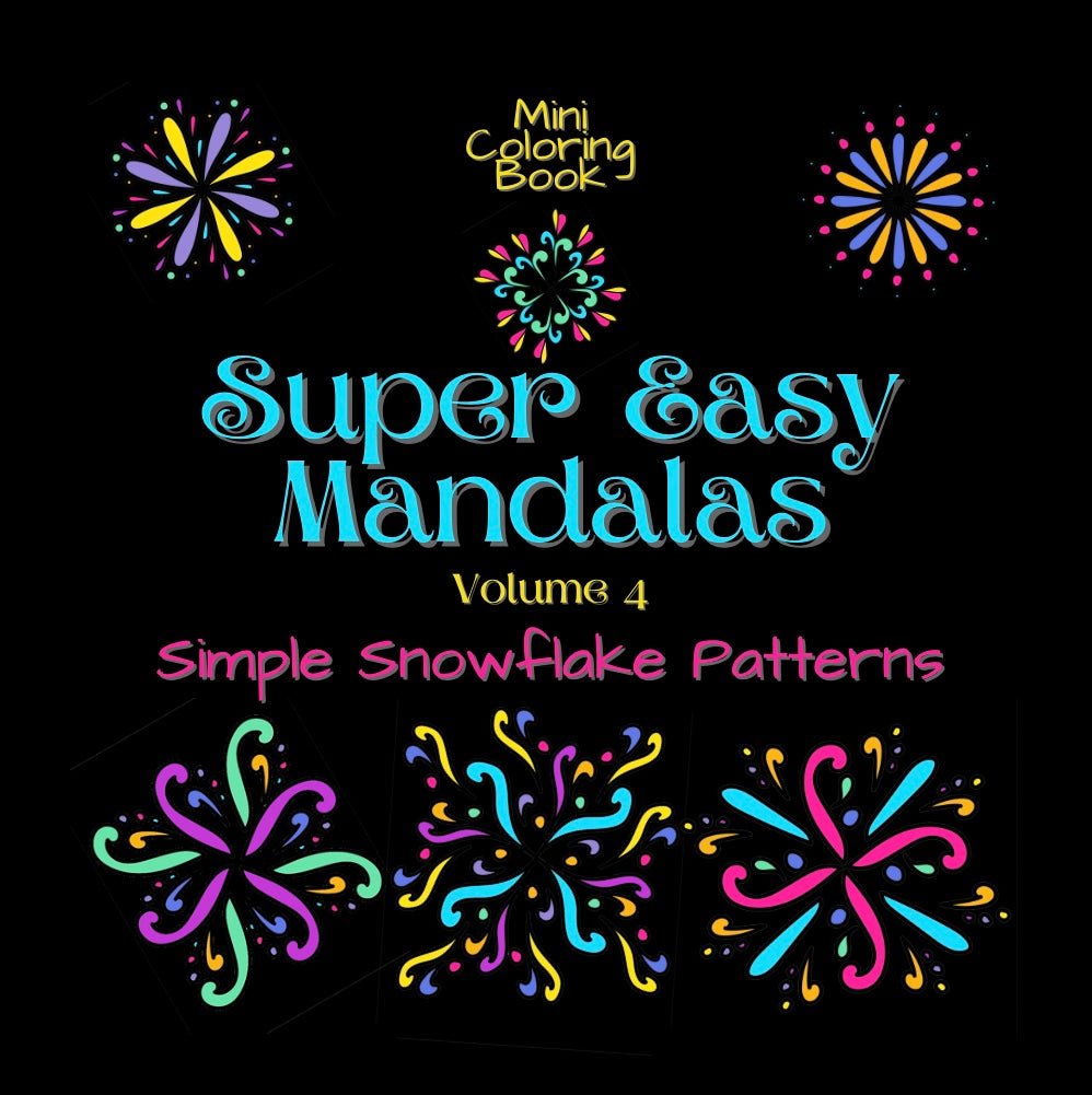 Super easy mandalas simple heart patterns volume â mini muffin bookstore