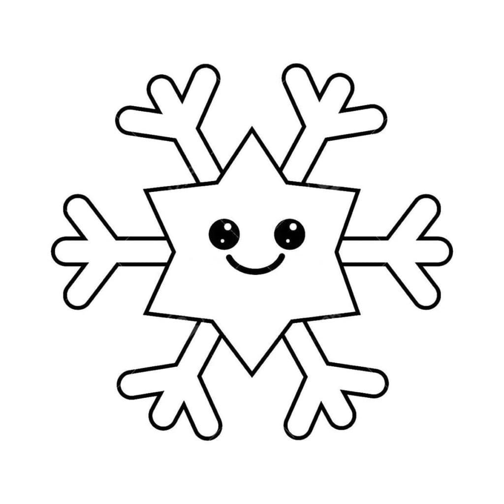 Snowflakes coloring pages