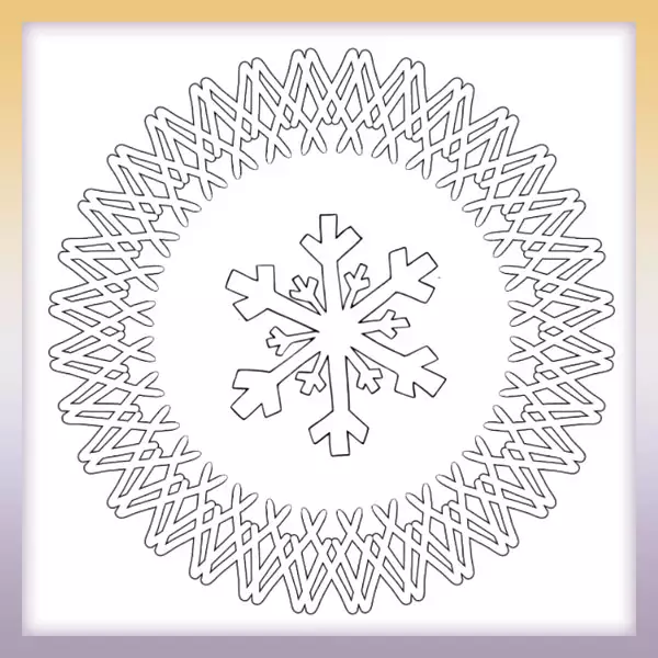 Mandala â snowflake â