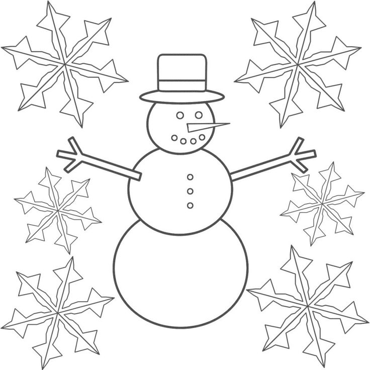 Free printable snowflake coloring pages for kids snowman coloring pages coloring pages winter snowflake coloring pages