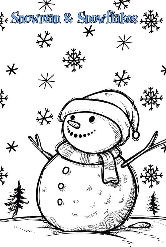 Snowman snowflakes a cute snowman and snowflakes winter themed notebook journal or composition book thats perfect for adults kids teachers or anyone who loves snowmen during the christmas season designs cd