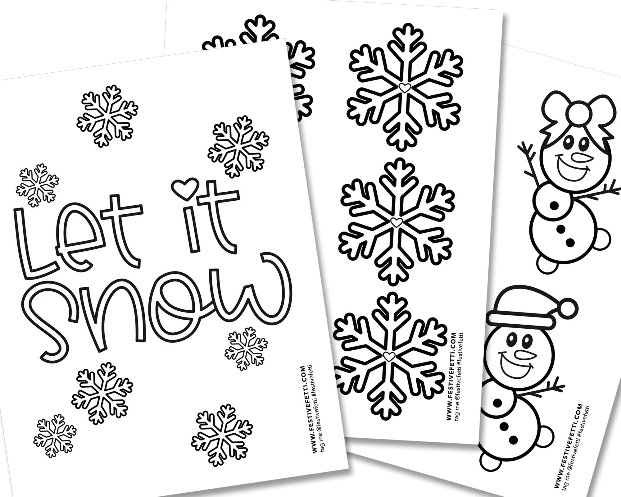 Ice princess party snowflake coloring pages kids christmas activity printable snowman coloring pages winter birthday princess party