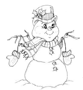 Christmas rubber stamps giant snowman christmas coloring pages digi stamps art impressions