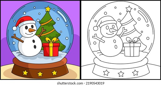Outline christmas snow globe images stock photos d objects vectors
