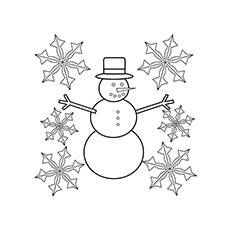 Top snowflake coloring pages for your little ones