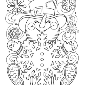 Snowman coloring pages printable for free download