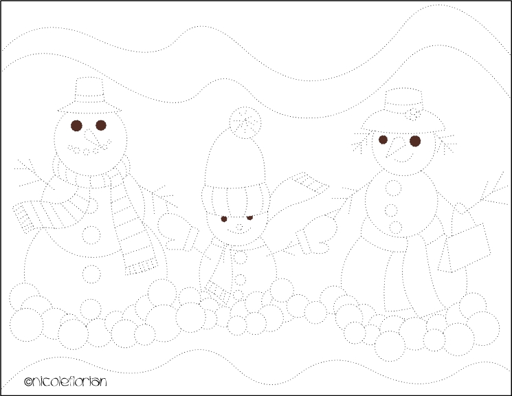 Nicoles free coloring pages snowman family coloring page oameni de zapada desen de colorat