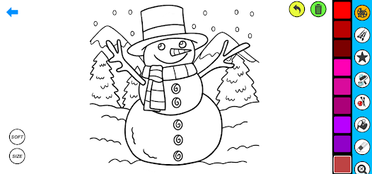 Snowman coloring pages