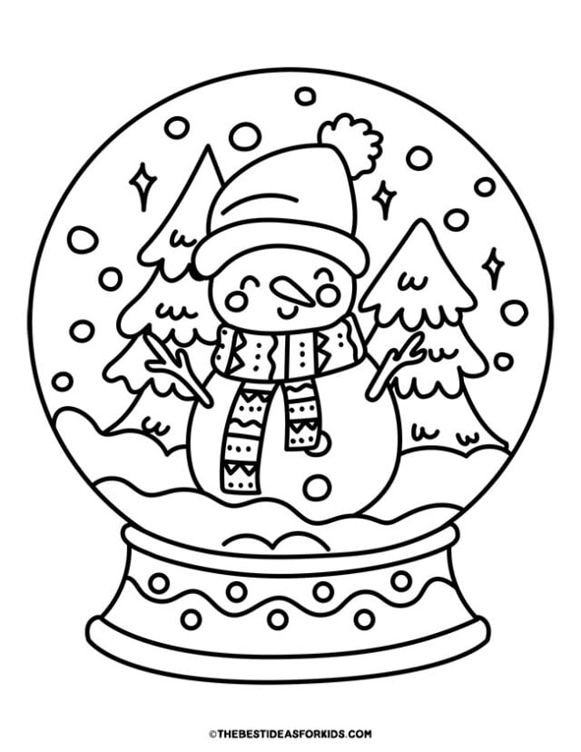 Snowman coloring pages free printables