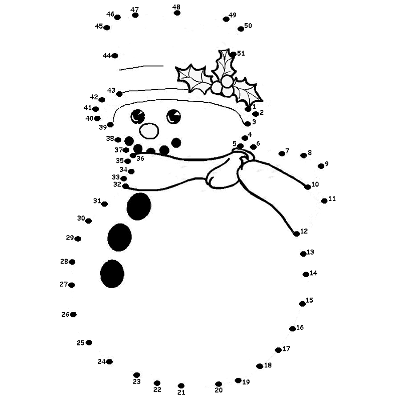 Snowman connect the dots farm preschool connect the dots christmas love