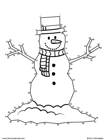 Snowman dot