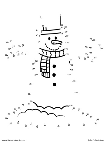 Snowman dot