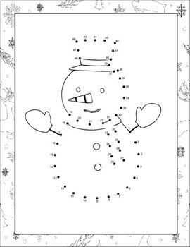 Winter coloring pages holiday activities dot