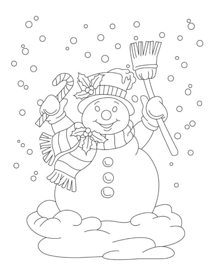 Frosty the snowman coloring pages printable for free download