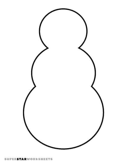 Snowman templates