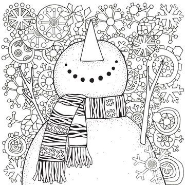 Adult coloring christmas images â browse photos vectors and video