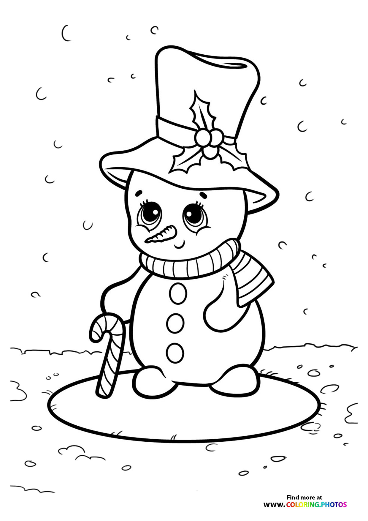 Cute little snowman