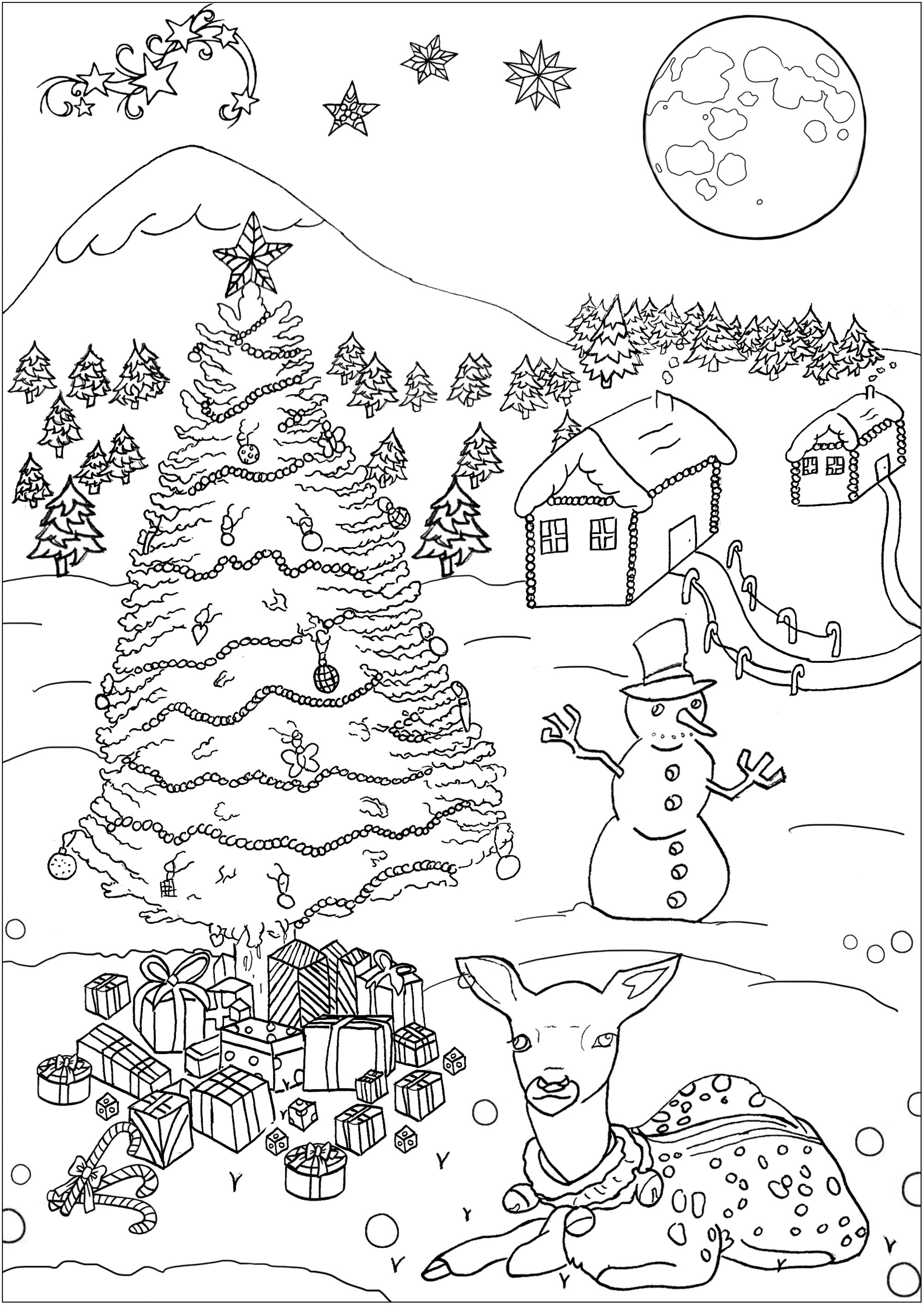 Christmas landscape