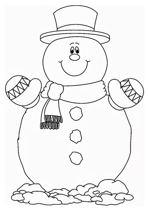 Coloring pages coloring pages of snowman