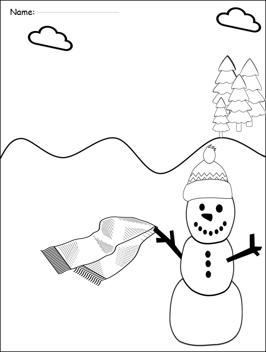 Winter snowmen coloring pages december coloring sheetssnowman activities made by teachers