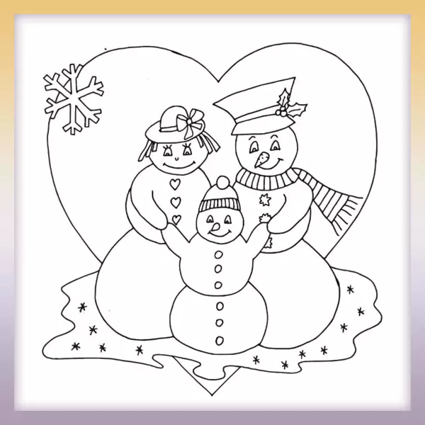 Snowman family â