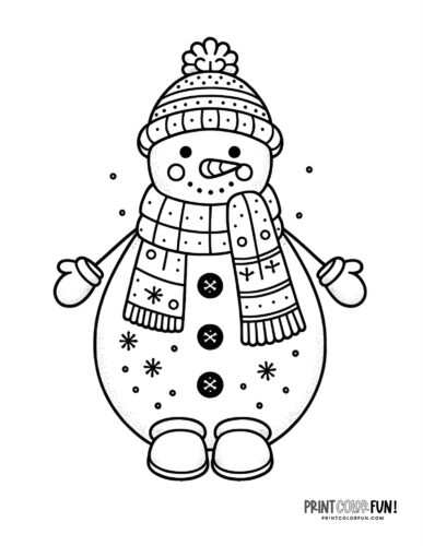 Cool snowman coloring pages plus snowman word search mazes to chill out with at