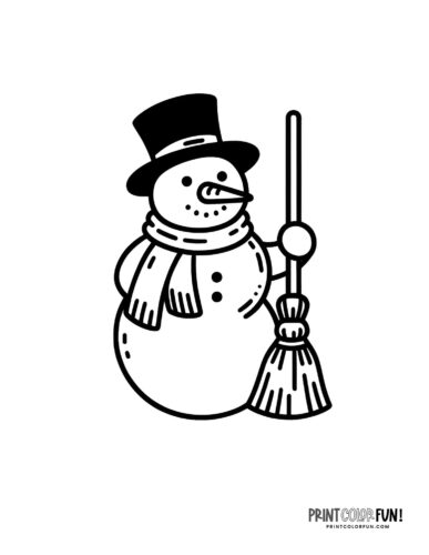 Cool snowman coloring pages plus snowman word search mazes to chill out with at