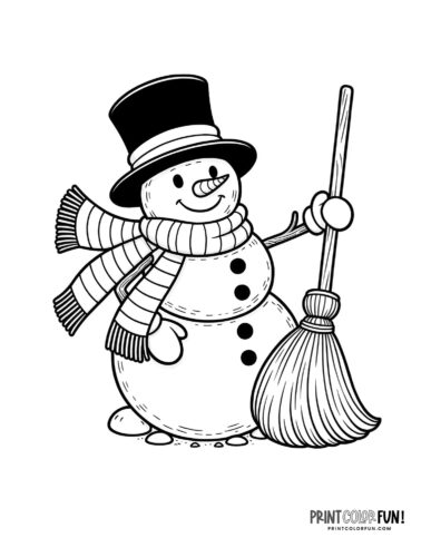 Cool snowman coloring pages plus snowman word search mazes to chill out with at