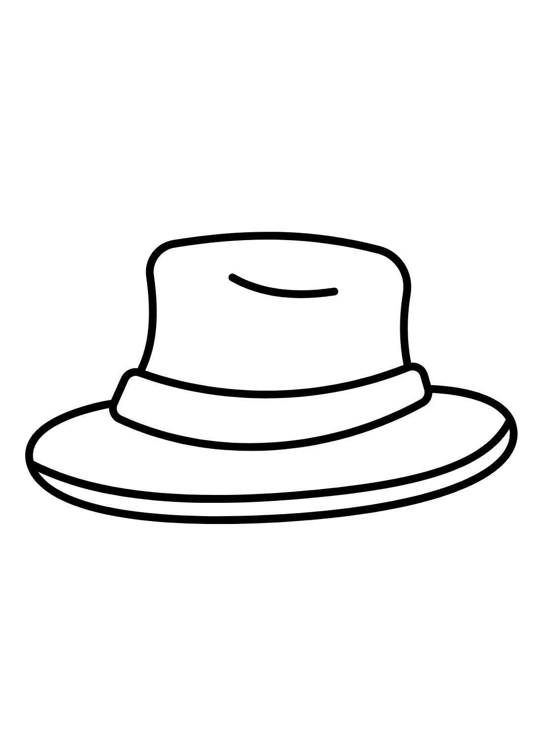 Hat coloring pages printable for free download