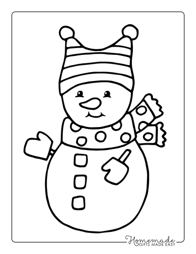 Free printable snowman templates for crafts