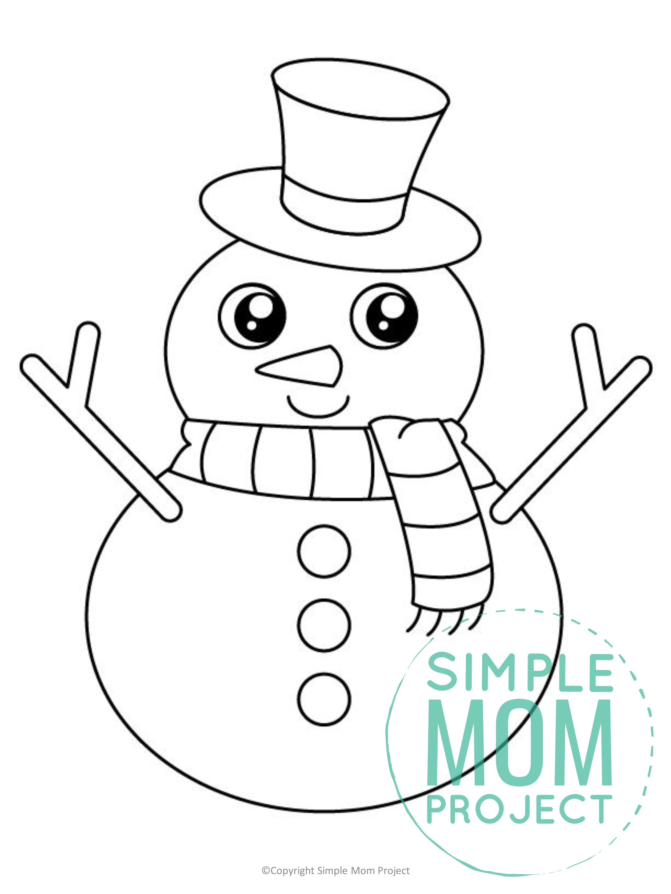 Winter printable templates