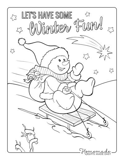 Best snowman coloring pages for kids adults