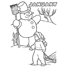 Free printable january coloring pages for kids online