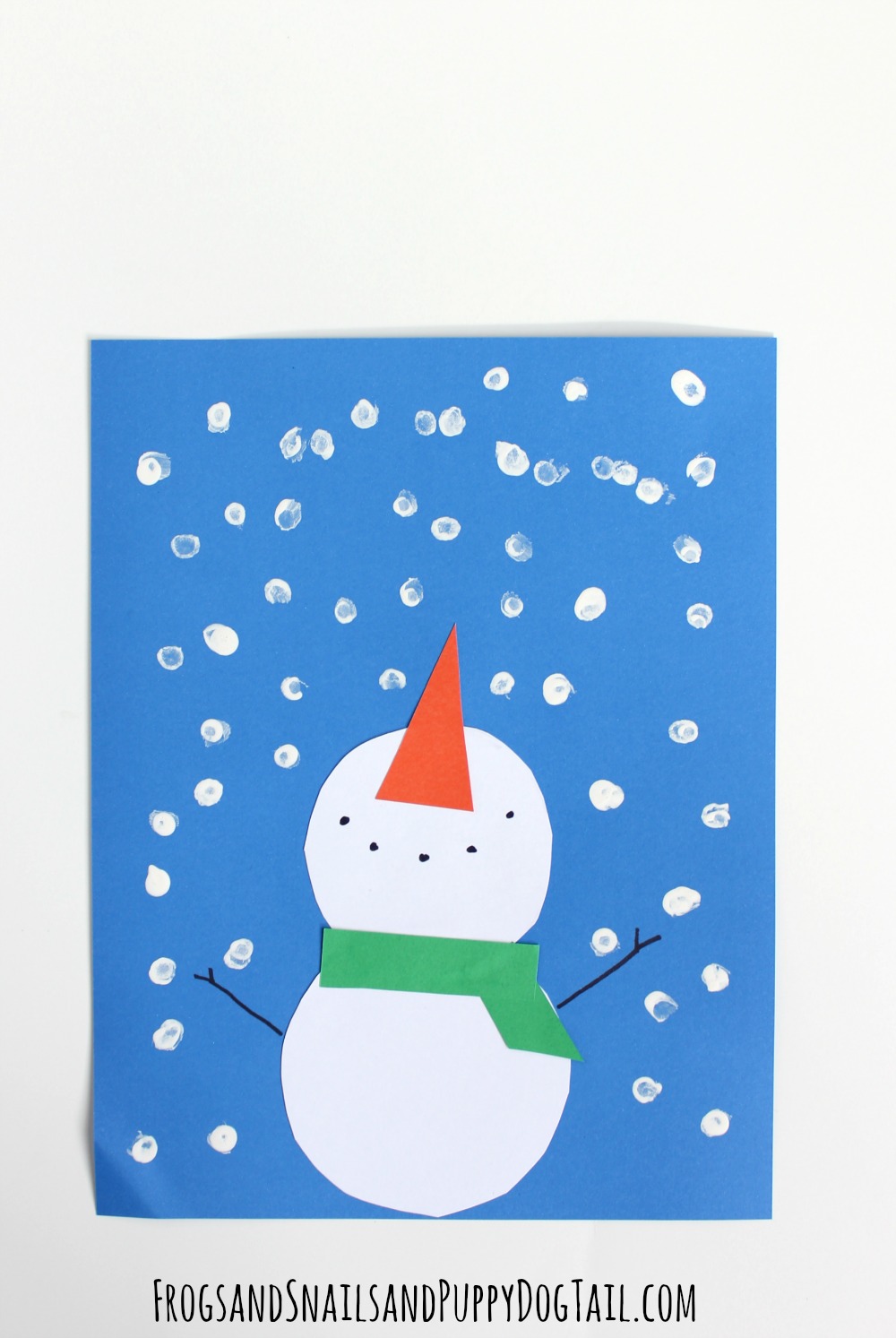 Snowman craft for kids