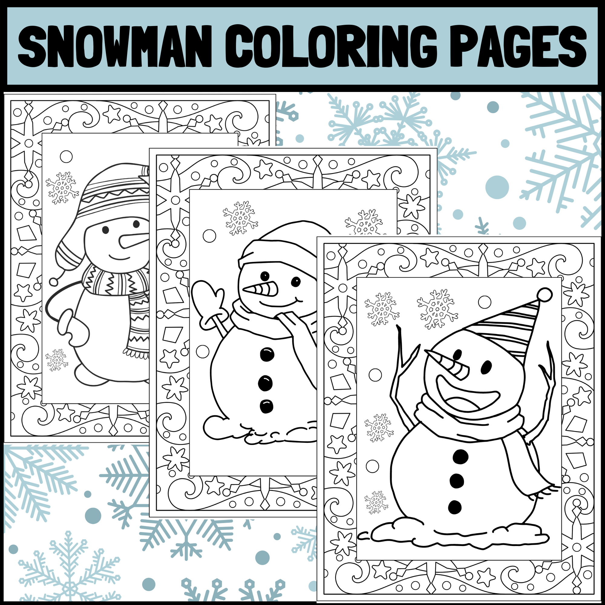 Snowman coloring pages winter coloring sheets winter coloring pages made by teachers