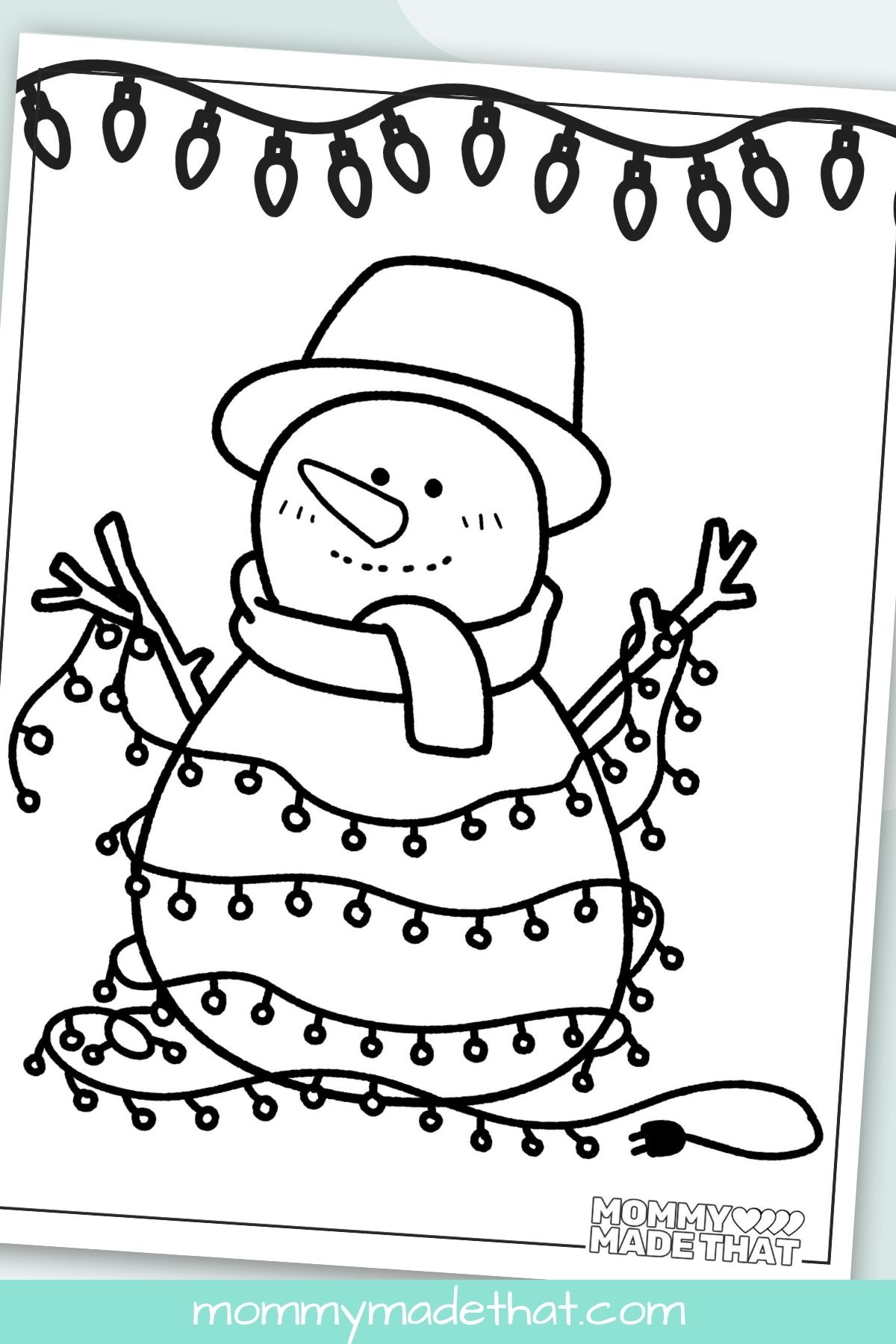 Snowman coloring pages lots of cute free printables