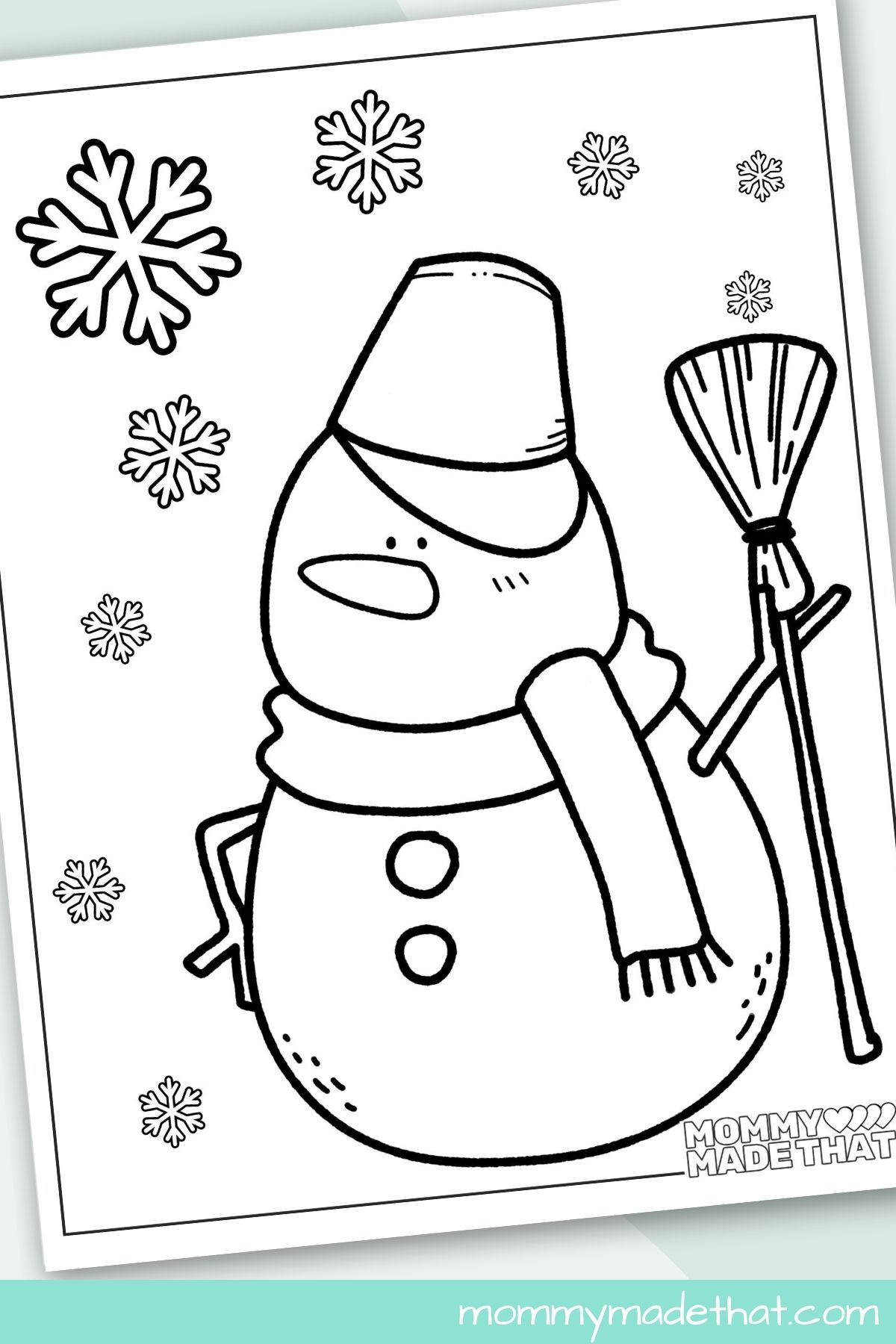 Snowman coloring pages lots of cute free printables