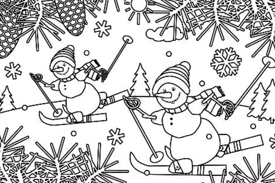 Snowman coloring pages printable coloring pages of snowmen for kids printables mom