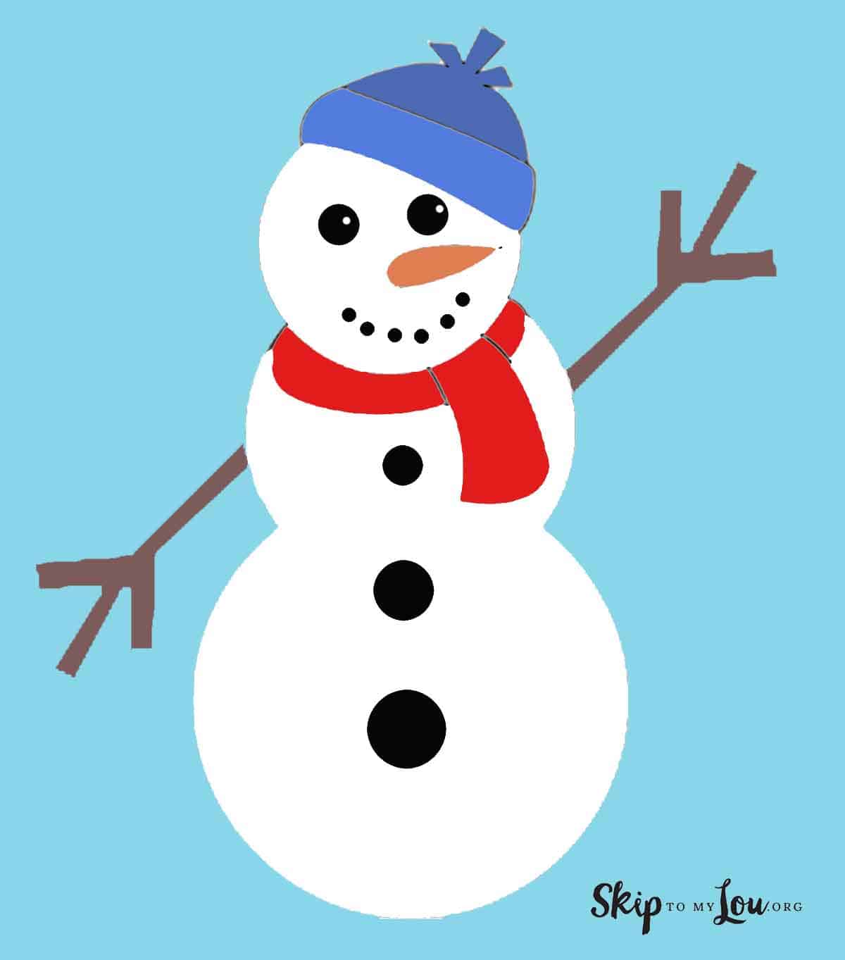 Build a snowman free printable activity skip to my lou