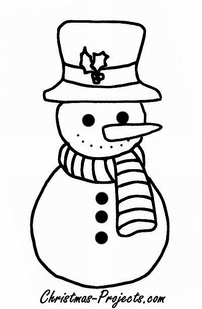 Free christmas and winter coloring book page